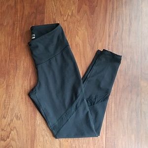 Black Mesh Cut Out Legging